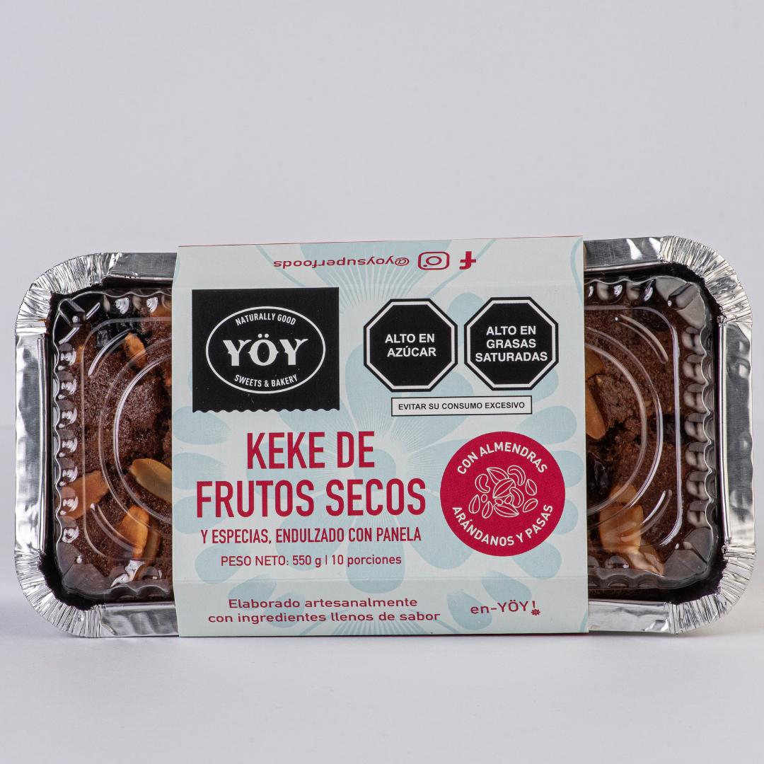 Keke Frutos Secos YÖY 550 g - Pág. Web - 1
