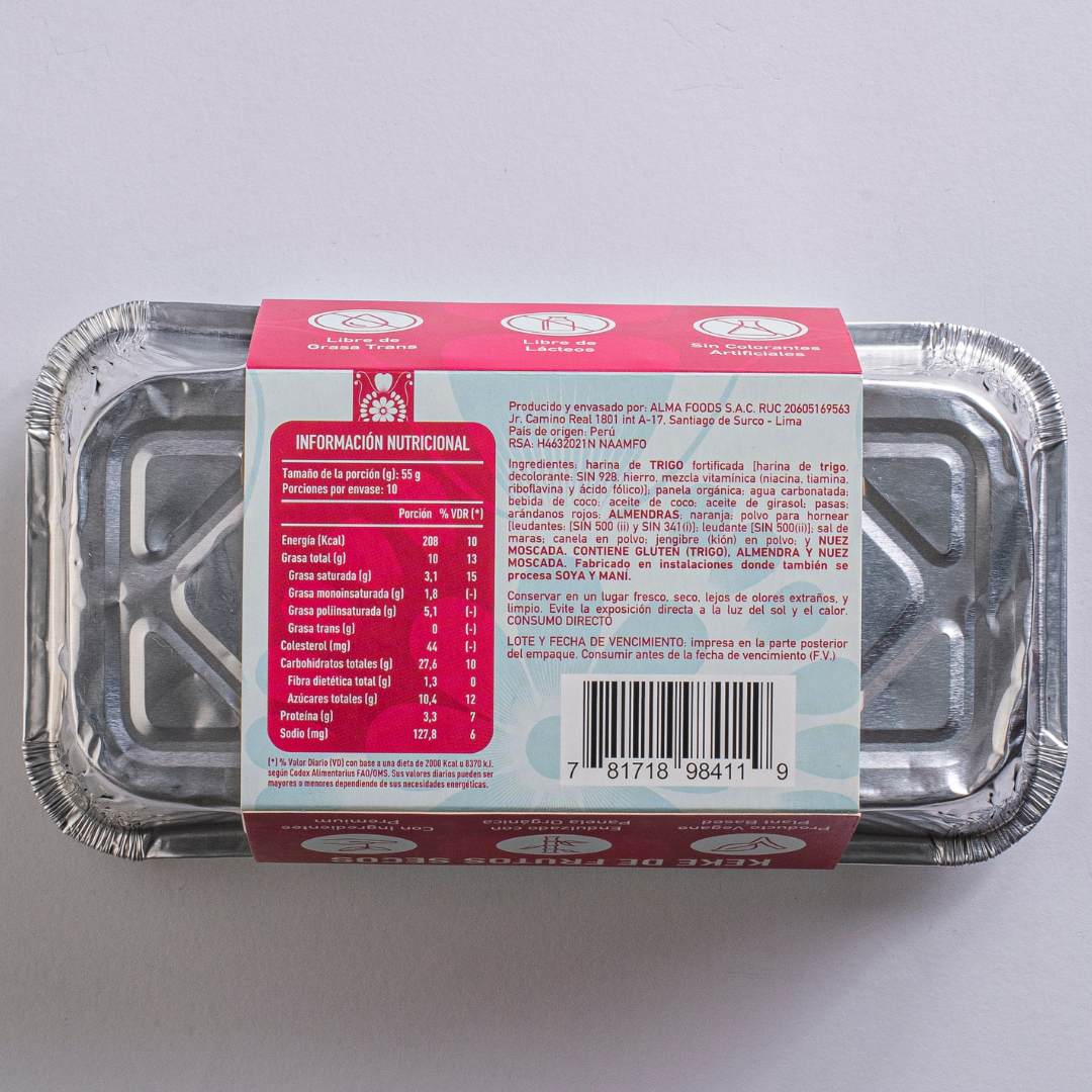 Keke Frutos Secos YÖY 550 g - Pág. Web - 4
