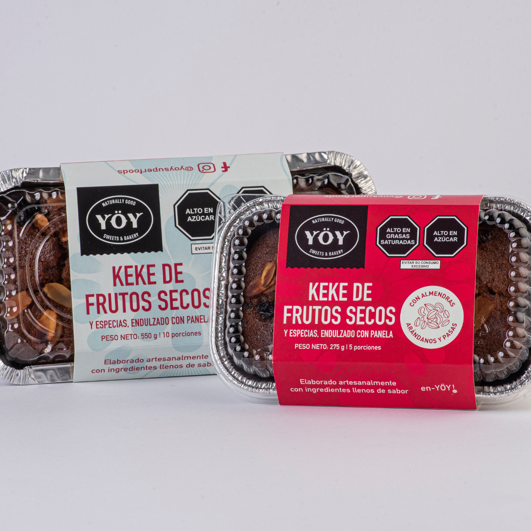 Keke Frutos Secos YÖY - 550 g y 275 g - Pág Web 2