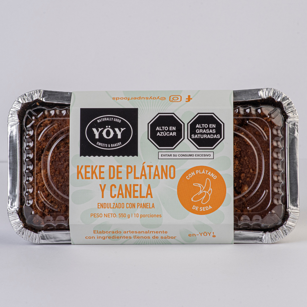Keke Plátano y Canela YÖY 550 g - Pág. Web - 1
