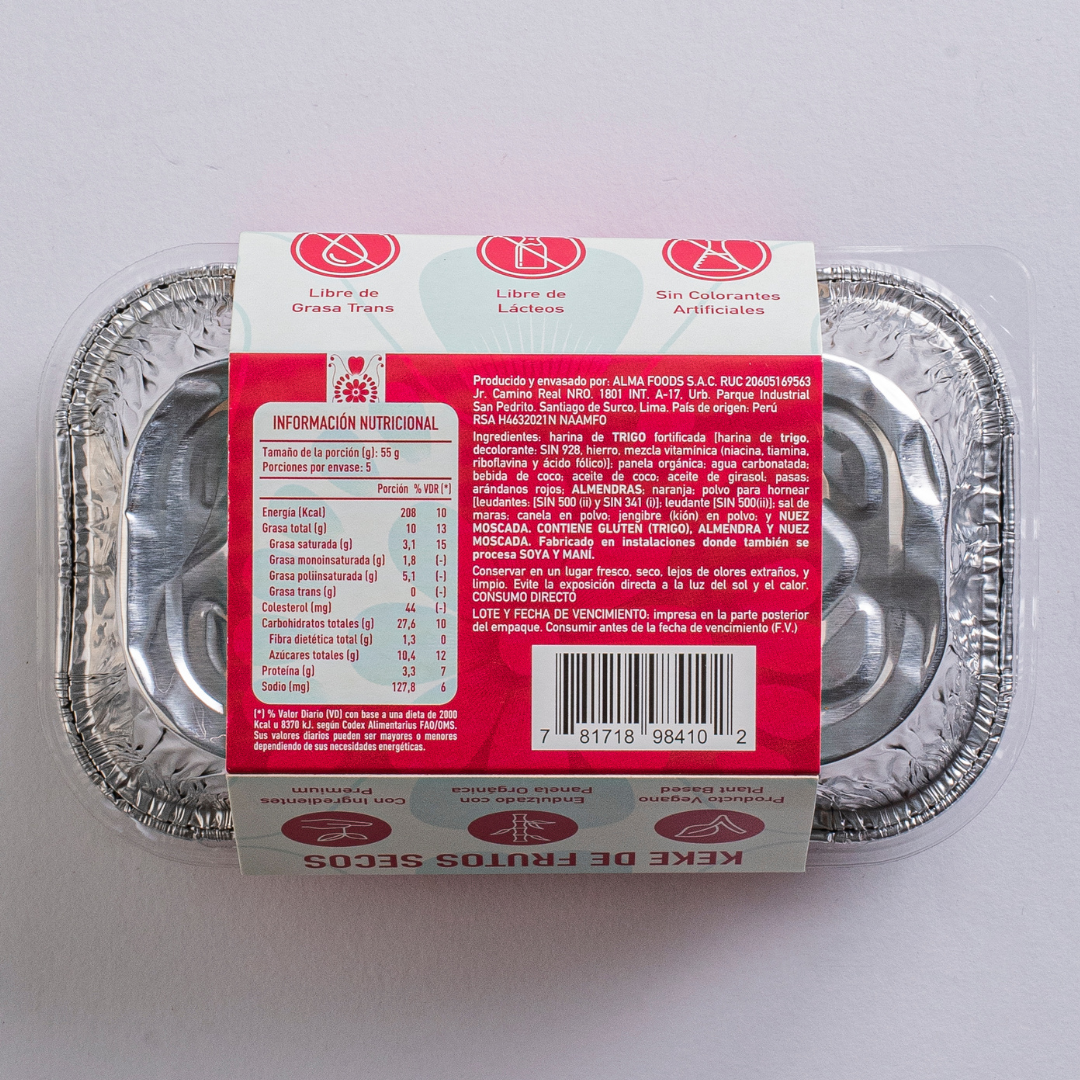 Keke Frutos Secos YÖY 275 g - Pág. Web - 4